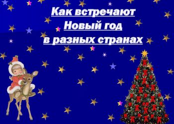 Предновогодняя встреча «Новый год к нам мчится: как празднуют новый год в разных странах»